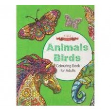 Animals Birds Colouring Book for Adult