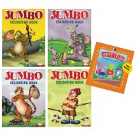 Jumbo Colouring Books Set Of 4 Books