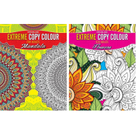 Extreme Copy Colour For Adults ( Mandala + Flowers )