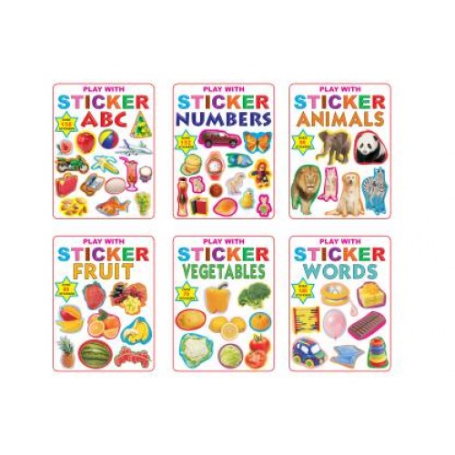 Sticker Book (Set of 6 Books): 9788184515978: : Books
