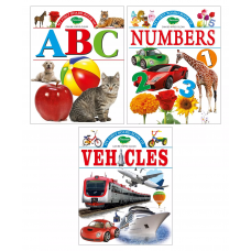 My First Board book Set 2 (ABC,Number,Vehicles )