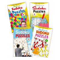 Set of 4 Sudoku Puzzles Books Medium