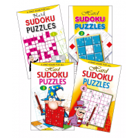 Set of 4 Sudoku Puzzles Books-Hard