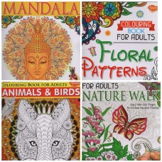 Sawan Colouring Book For Adults Set Of 4