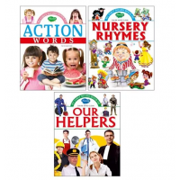 My First Board book Set 5  (Action, Nursary Rhyme,Our Helpers)