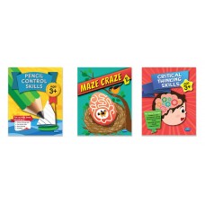 Navneet Pencil Control, Maze & Critical Thinking Activity Books for 3 +