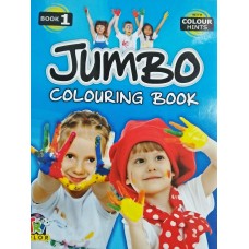 Jumbo Colouring Book 1 (With Colour Hints)