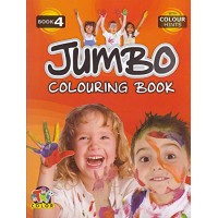 Jumbo Colouring Book 4 (With Colour Hints)