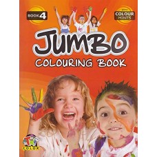 Jumbo Colouring Book 4 (With Colour Hints)