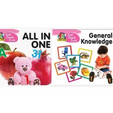 Kids Board Book Set Of 2 (All in One + General Knowledge)