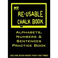 Reusable Chalk Book (Alphabet, Number and Sentence)