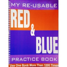Reusable Red & Blue Line Book