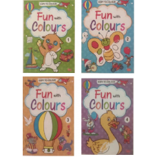 Fun With Colours (Set Of 4 Colouring Books)