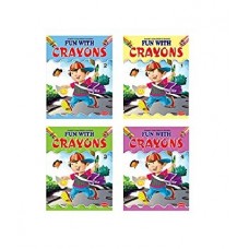 Fun With Crayons (Set Of 4 Colouring Books)