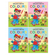 Enjoy with Colours (Set Of 4 Colouring Books)