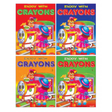 Enjoy With Crayons (Set Of 4 Colouring Books)