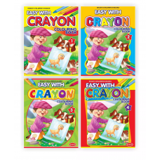 Easy with Crayon (Set Of 4 Colouring Books)