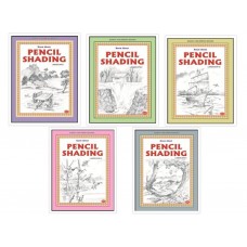 Pencil Shading Book for Kids Landscapes ( Set Of 5 Books )