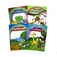 JUMBO COLOURING BOOK SET ( 4 books )