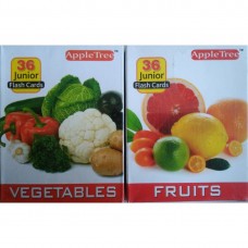 Apple Tree Jr Flash Cards (Fruits + Vegetables)