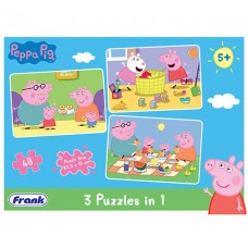 Frank Peppa Pig 3 In 1 Puzzle (48 Pcs)