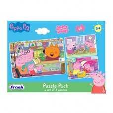 Frank Peppa Pig Puzzle Pack (180 Pieces)