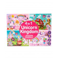 Ratna's 4 in 1 Unicorn Kingdom Jigsaw Puzzle